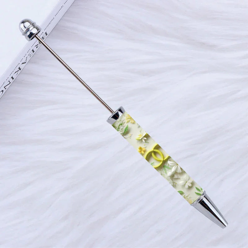 Printed Bead Pen Creative Christmas and Halloween Labu Ballpoint Pen