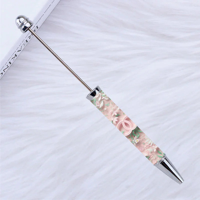 Printed Bead Pen Creative Christmas and Halloween Labu Ballpoint Pen