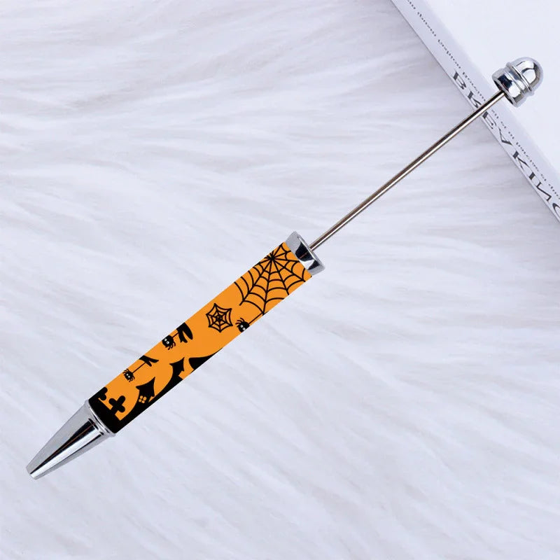 Printed Bead Pen Creative Christmas and Halloween Labu Ballpoint Pen