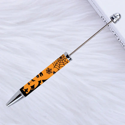 Printed Bead Pen Creative Christmas and Halloween Labu Ballpoint Pen