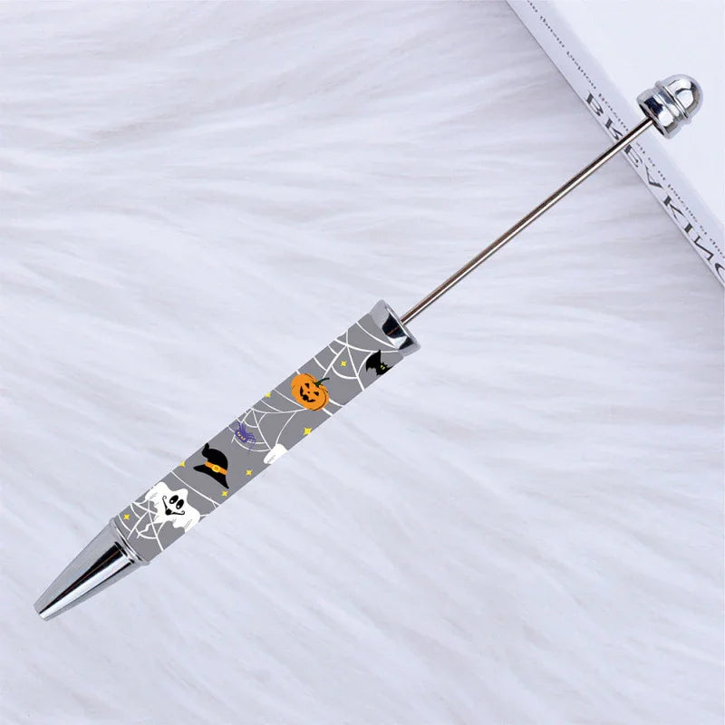 Printed Bead Pen Creative Christmas and Halloween Labu Ballpoint Pen
