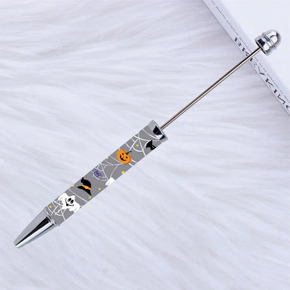 Printed Bead Pen Creative Christmas and Halloween Labu Ballpoint Pen