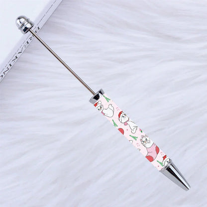 Printed Bead Pen Creative Christmas and Halloween Labu Ballpoint Pen