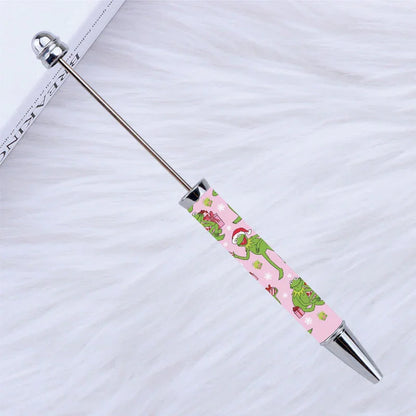 Printed Bead Pen Creative Christmas and Halloween Labu Ballpoint Pen