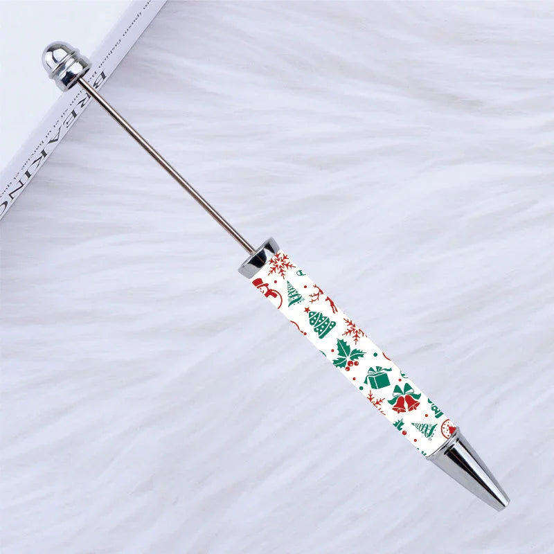 Printed Bead Pen Creative Christmas and Halloween Labu Ballpoint Pen