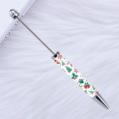 Printed Bead Pen Creative Christmas and Halloween Labu Ballpoint Pen