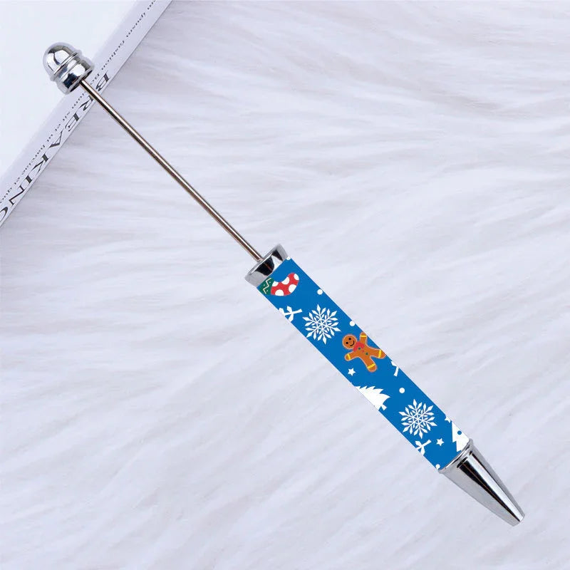 Printed Bead Pen Creative Christmas and Halloween Labu Ballpoint Pen