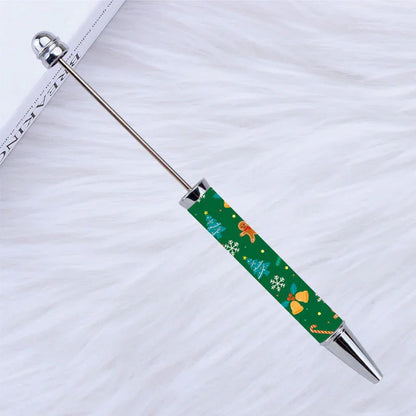 Printed Bead Pen Creative Christmas and Halloween Labu Ballpoint Pen