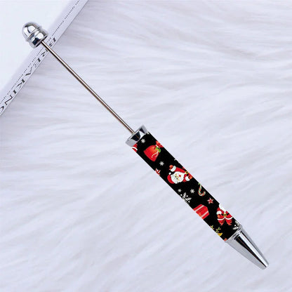 Printed Bead Pen Creative Christmas and Halloween Labu Ballpoint Pen