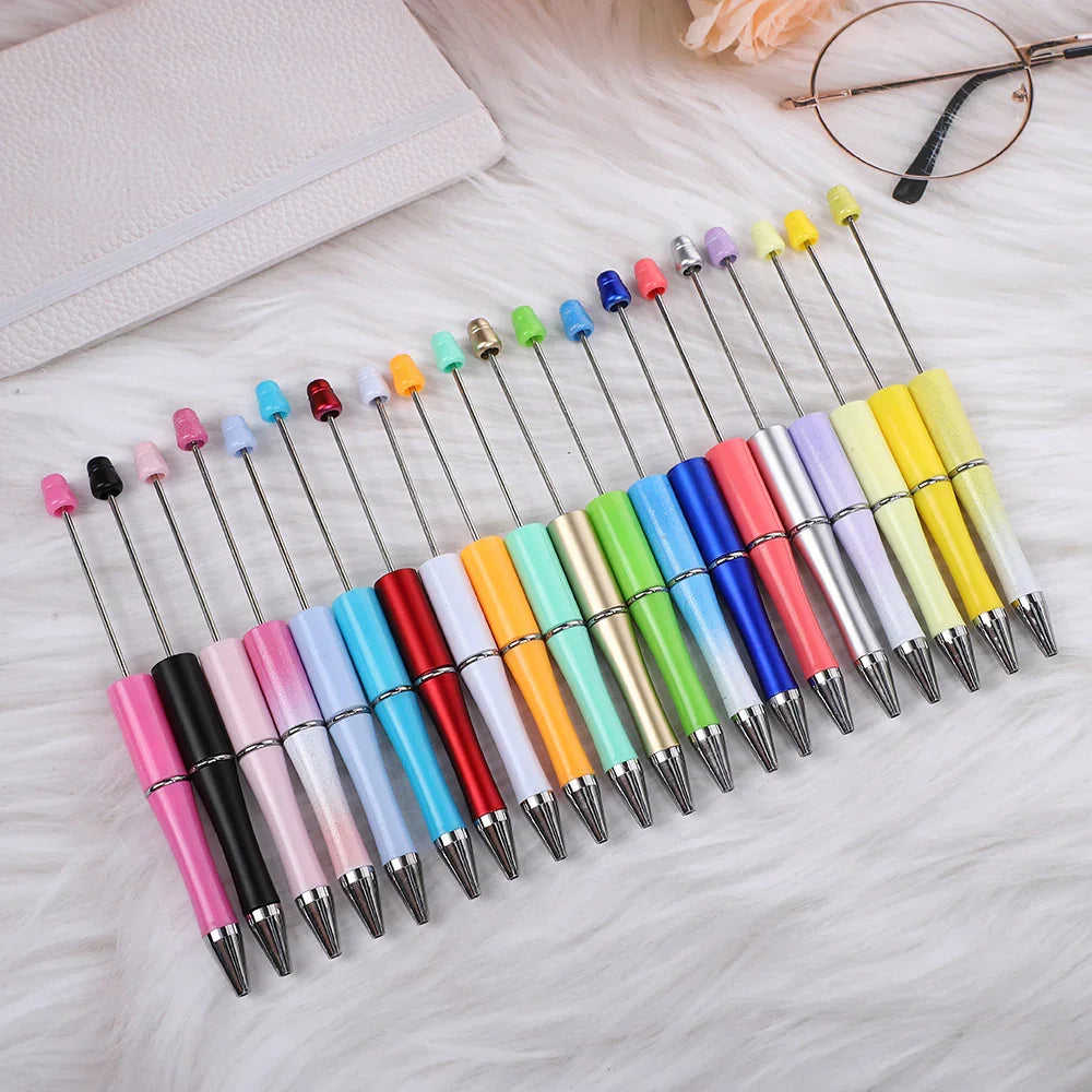 Colorful multi-color spray paint cute grain pen three-color gradient bead pen