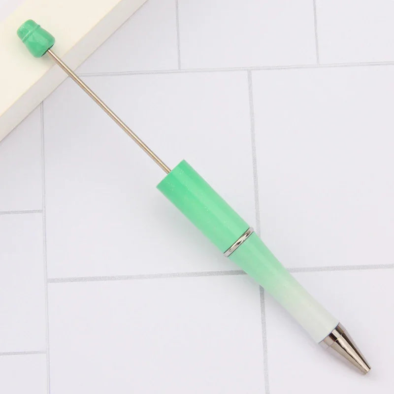 Colorful multi-color spray paint cute grain pen three-color gradient bead pen