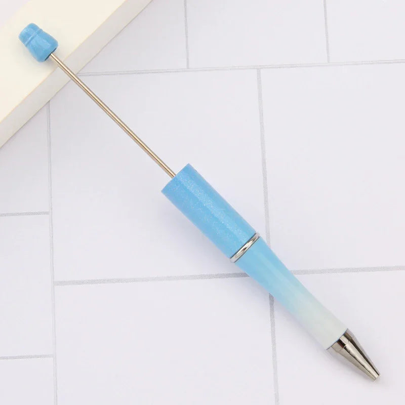 Colorful multi-color spray paint cute grain pen three-color gradient bead pen