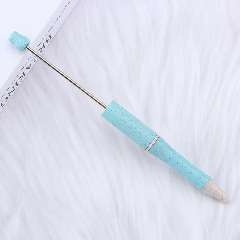 Colorful multi-color spray paint cute grain pen three-color gradient bead pen