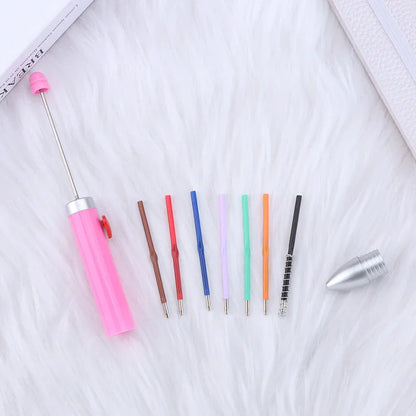 Love seven-color bead pen Creative bead cute ballpoint pen