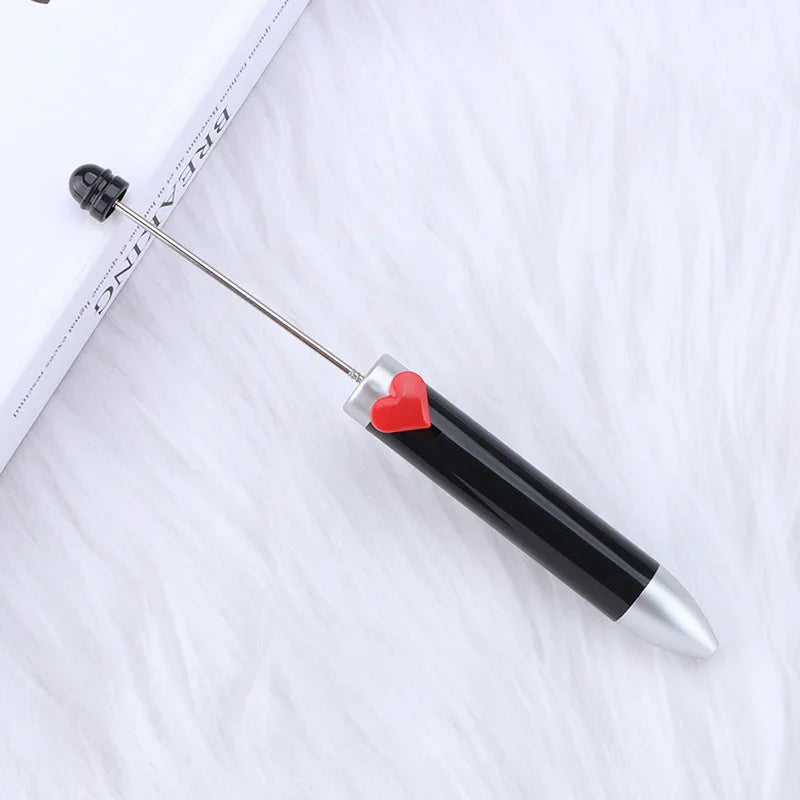 Love seven-color bead pen Creative bead cute ballpoint pen | DIY Beadable Pen Craft Gift Idea