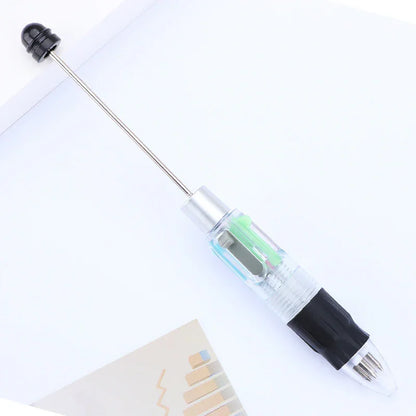 Cartoon four-color ballpoint pen student puzzle marking key points ballpoint pen