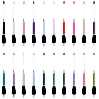 Push bead pen sponge grip ballpoint pen puzzle handmade cute pen