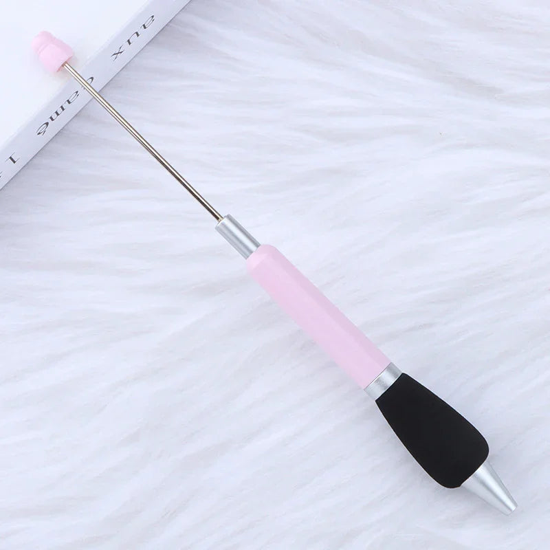 Push bead pen sponge grip ballpoint pen puzzle handmade cute pen