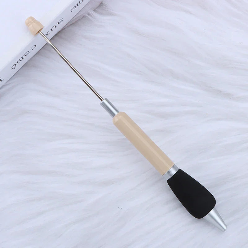 Push bead pen sponge grip ballpoint pen puzzle handmade cute pen