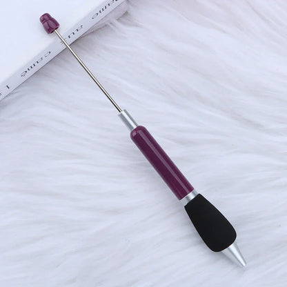 Push bead pen sponge grip ballpoint pen puzzle handmade cute pen