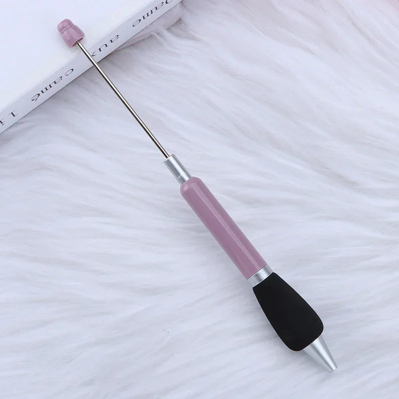 Push bead pen sponge grip ballpoint pen puzzle handmade cute pen