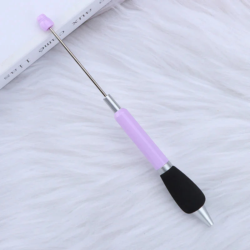 Push bead pen sponge grip ballpoint pen puzzle handmade cute pen