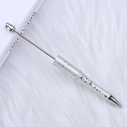 Starry sky bead pen ins gradient three-color ballpoint pen puzzle hand-painted cute grain pen