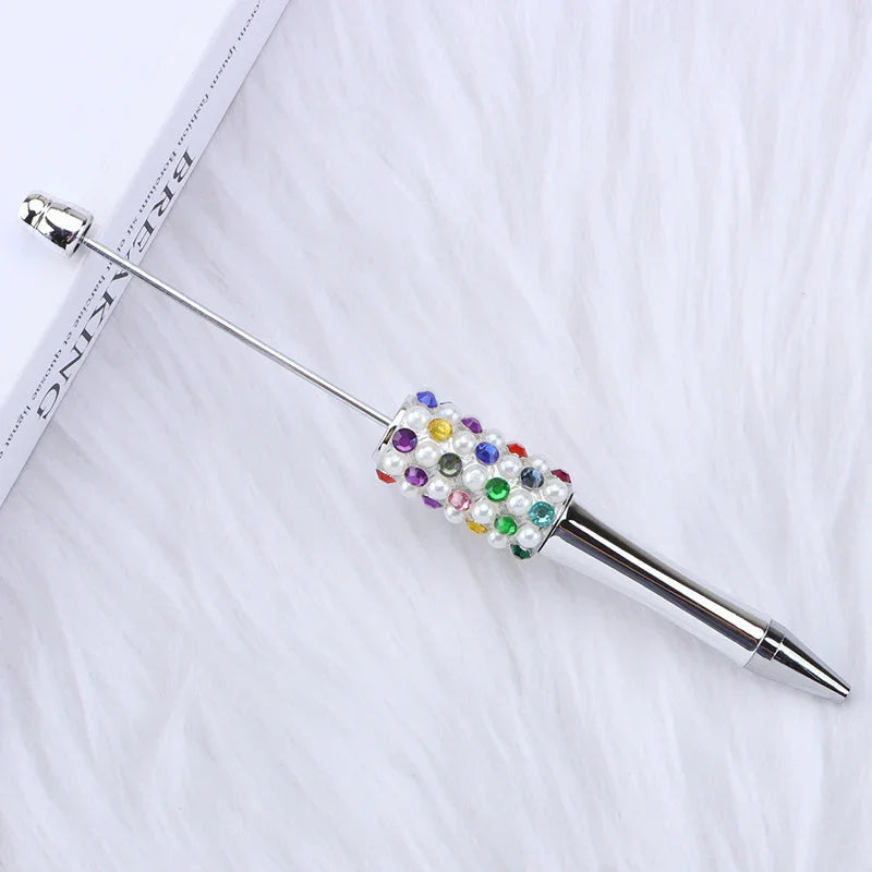 Candy Pearl Bead Pen Colorful UV Electroplating Ballpoint Pen Educational Ballpoint Pen