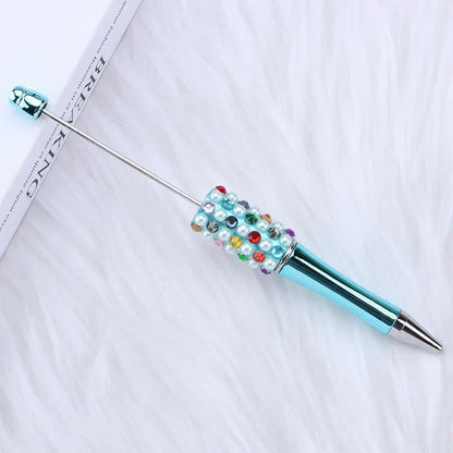 Candy Pearl Bead Pen Colorful UV Electroplating Ballpoint Pen Educational Ballpoint Pen