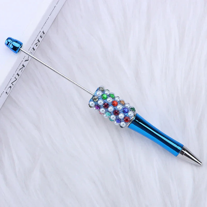 Candy Pearl Bead Pen Colorful UV Electroplating Ballpoint Pen Educational Ballpoint Pen