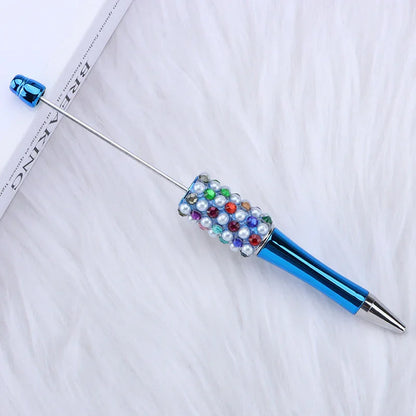 Candy Pearl Bead Pen Colorful UV Electroplating Ballpoint Pen Educational Ballpoint Pen