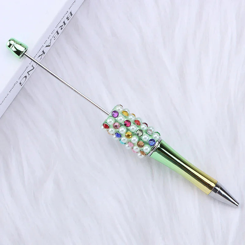Candy Pearl Bead Pen Colorful UV Electroplating Ballpoint Pen Educational Ballpoint Pen