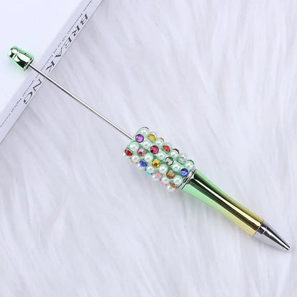 Candy Pearl Bead Pen Colorful UV Electroplating Ballpoint Pen Educational Ballpoint Pen