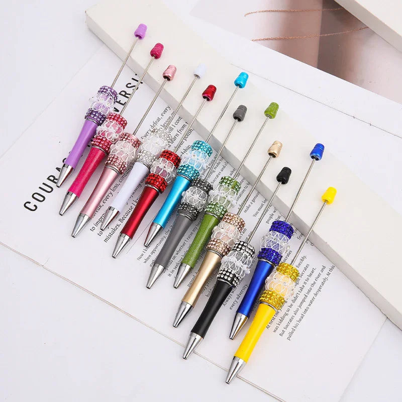 Butterfly mesh beaded pen Purely handmade diamond beaded pen | DIY Beadable Pen Craft Gift Idea