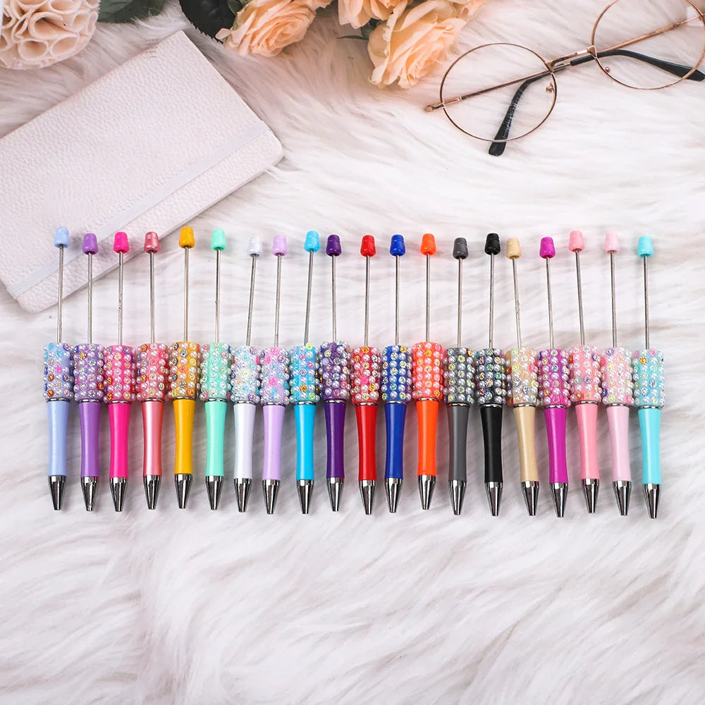 Colorful Candy Bead Pen Multi-color Agate Pearl | DIY Beadable Pen Craft Gift Idea