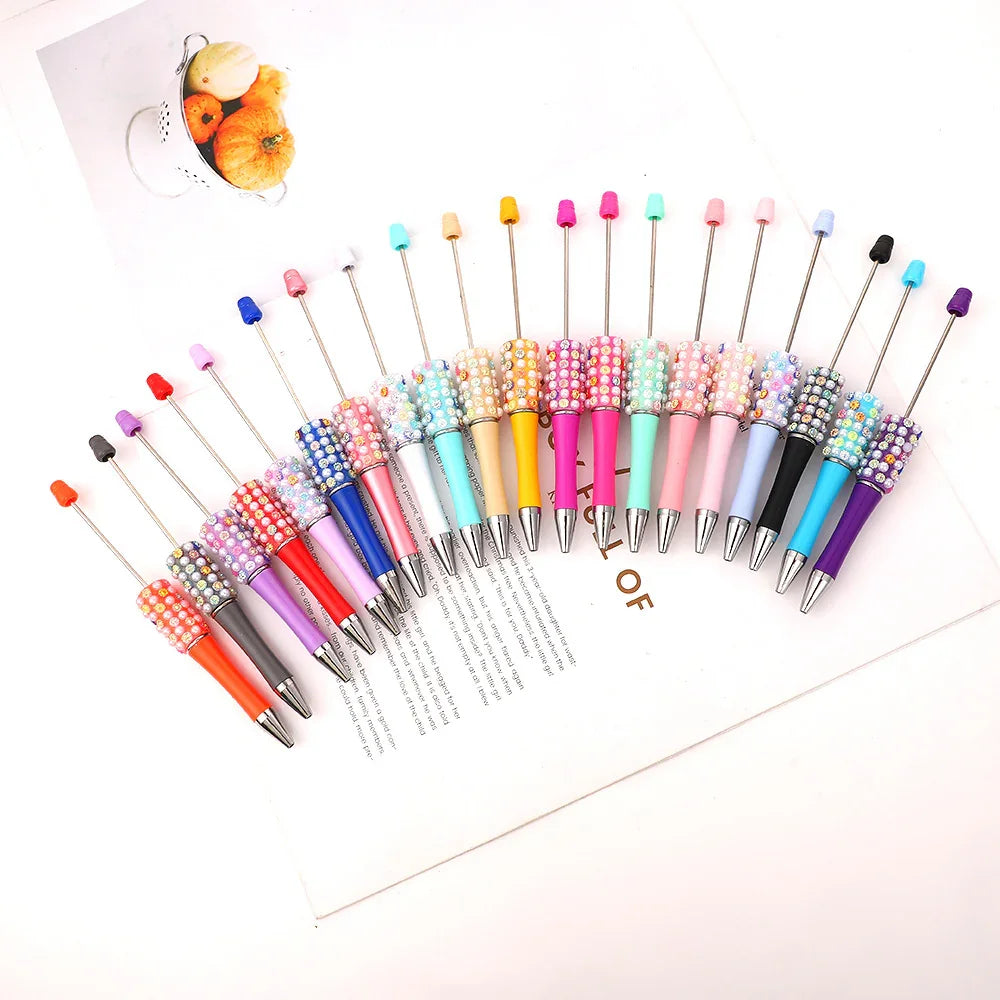 Colorful Candy Bead Pen Multi-color Agate Pearl | DIY Beadable Pen Craft Gift Idea