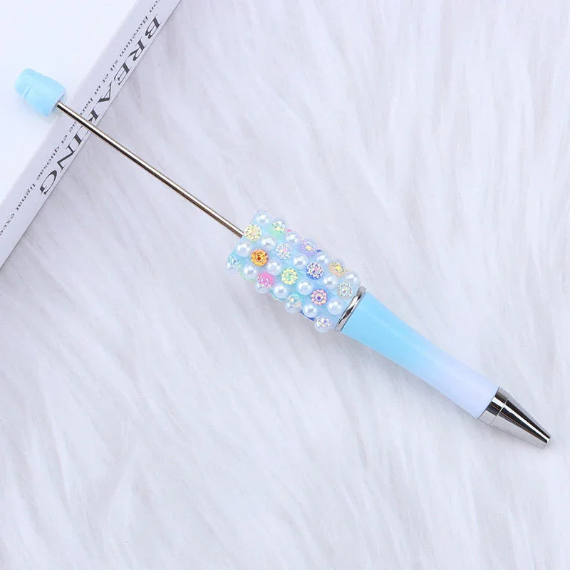 Colorful Candy Bead Pen Multi-color Agate Pearl | DIY Beadable Pen Craft Gift Idea