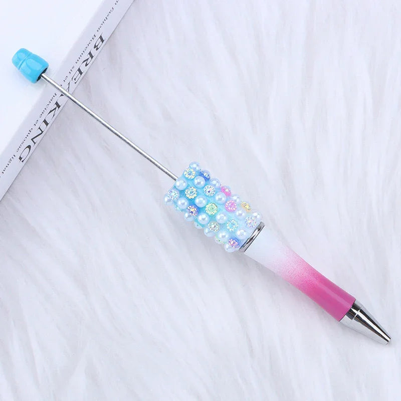 Colorful Candy Bead Pen Multi-color Agate Pearl | DIY Beadable Pen Craft Gift Idea