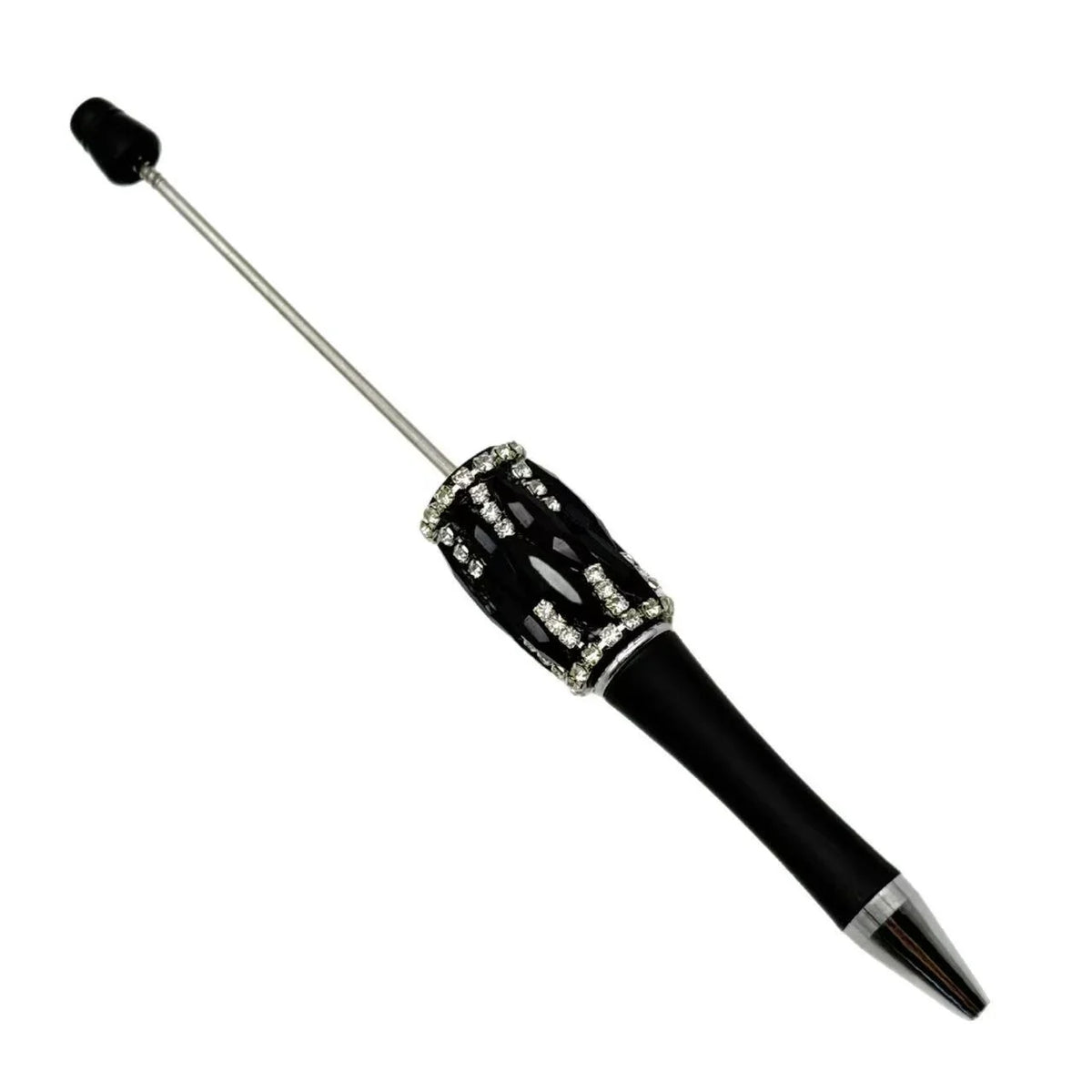 Crystal square diamond bead pen fun DIY heavy diamond ballpoint pen | DIY Beadable Pen Craft Gift Idea
