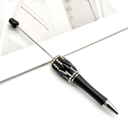 Crystal square diamond bead pen fun DIY heavy diamond ballpoint pen