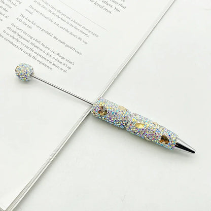 Love diamond bead pen Creative rhinestone puzzle ballpoint pen handmade full diamond inlaid