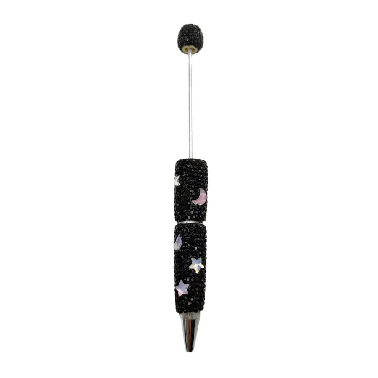 Star-shaped diamond bead pen Fun mocha moon ballpoint pen