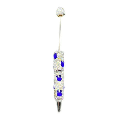 Rabbit diamond bead pen Educational rainbow diamond ballpoint pen