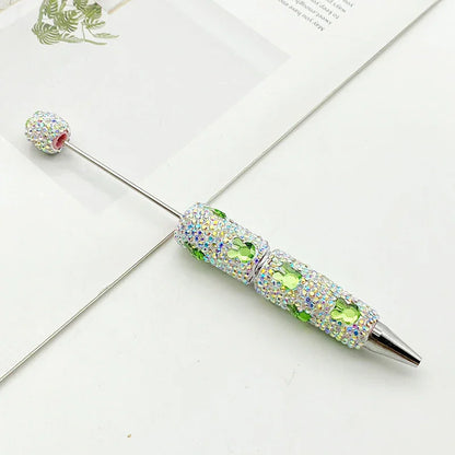 Rabbit diamond bead pen Educational rainbow diamond ballpoint pen
