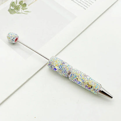 Rabbit diamond bead pen Educational rainbow diamond ballpoint pen