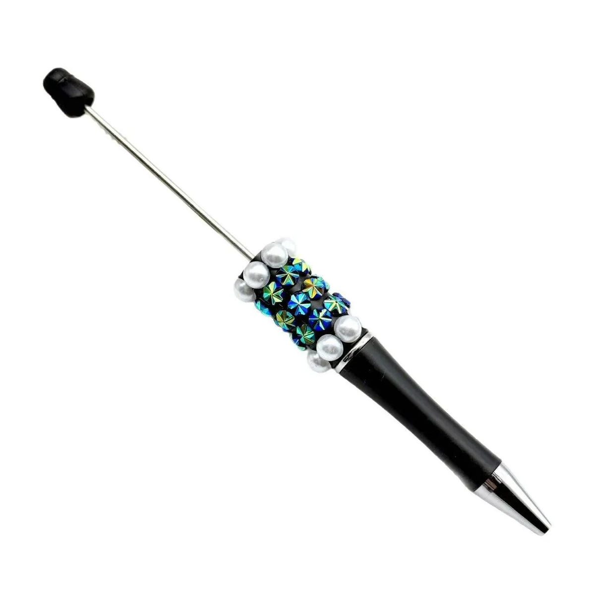 Colorful fireworks bead pen fun DIY pearl ballpoint pen | DIY Beadable Pen Craft Gift Idea