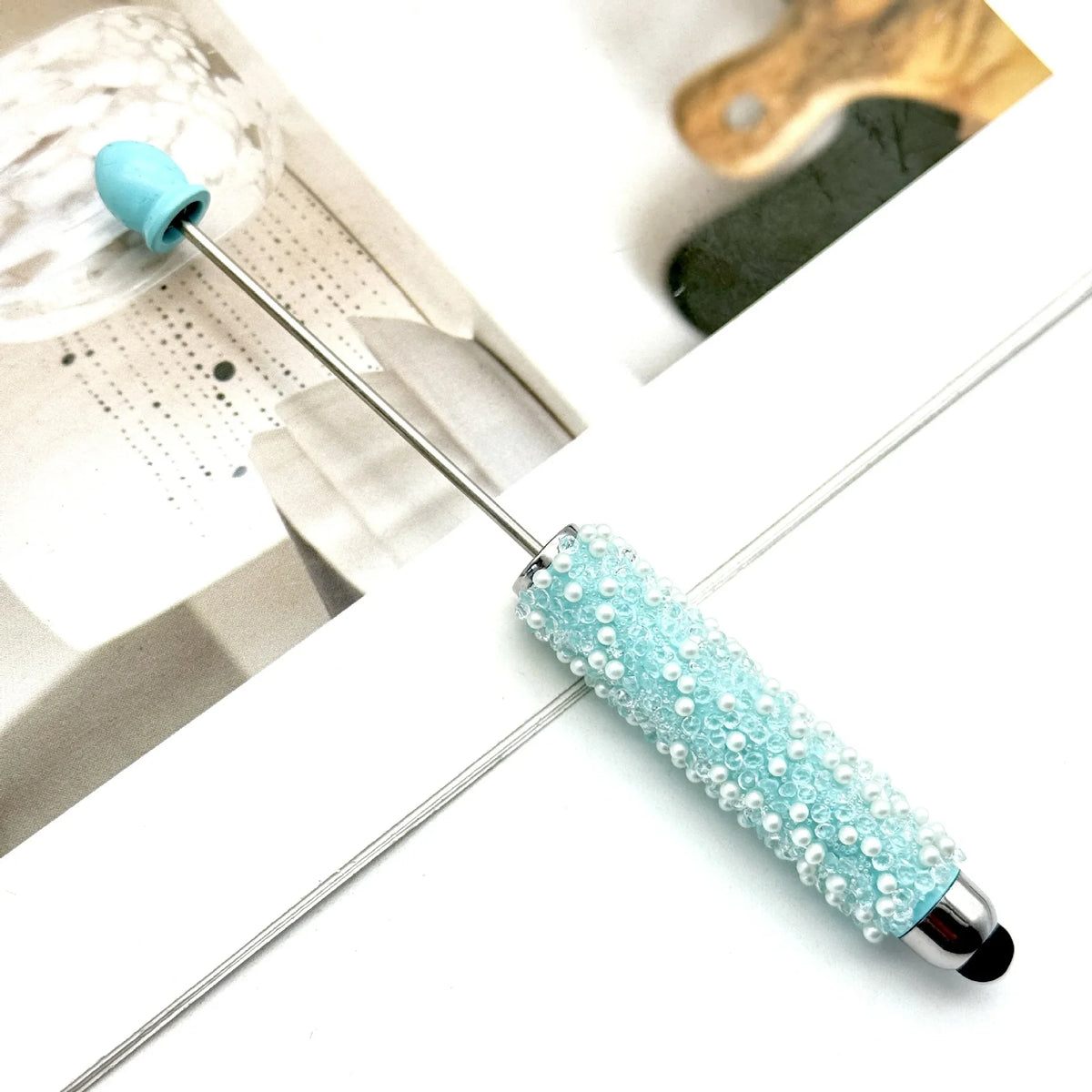 Gypsophila Touch Screen Diamond Bead Pen with Fun Sugar Pearls | DIY Beadable Pen Craft Gift Idea