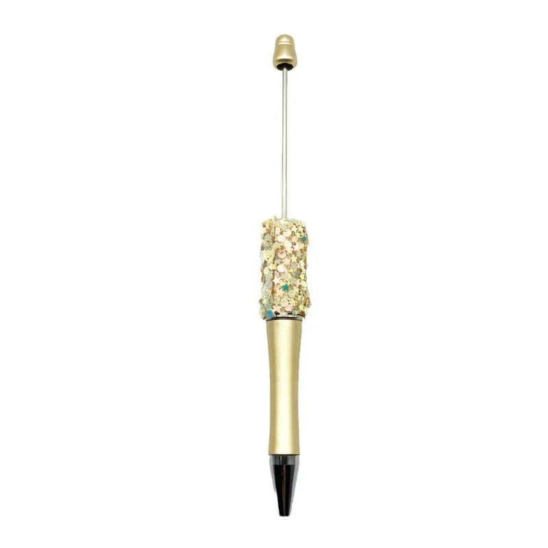 Twinkle Little Star Bead Pen Colorful Sparkling Sequin Ballpoint Pen | DIY Beadable Pen Craft Gift Idea
