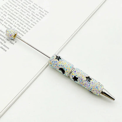Star and Moon Full Diamond Bead Pen Colorful Heavy Industry Full Diamond