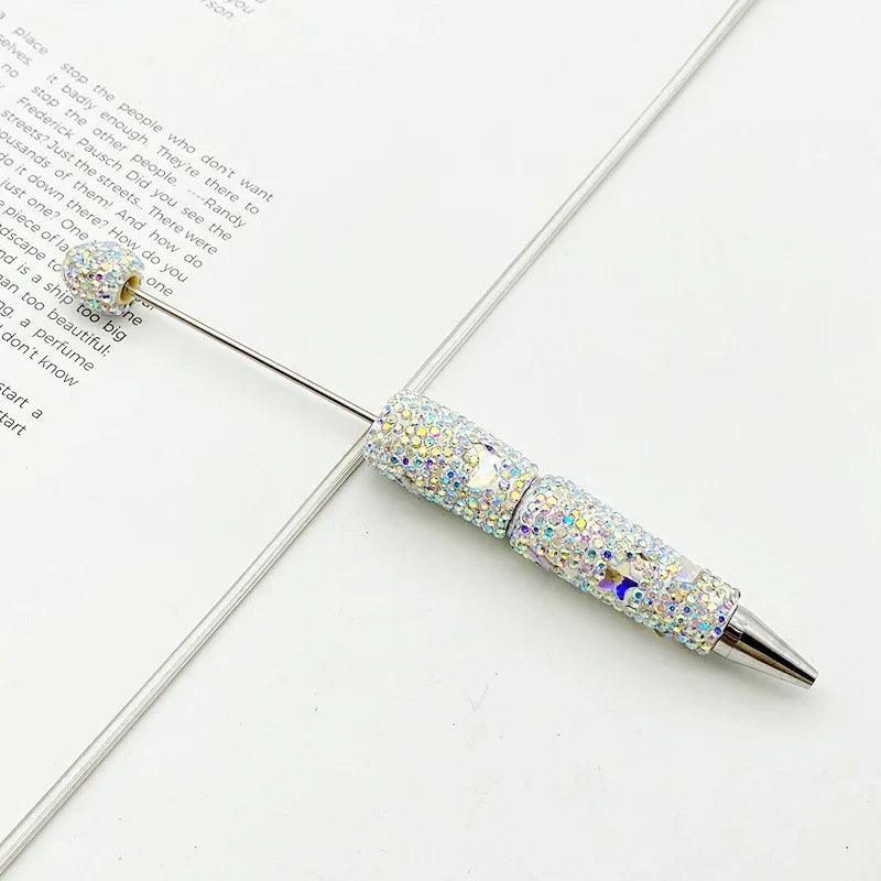 Star and Moon Full Diamond Bead Pen Colorful Heavy Industry Full Diamond | DIY Beadable Pen Craft Gift Idea
